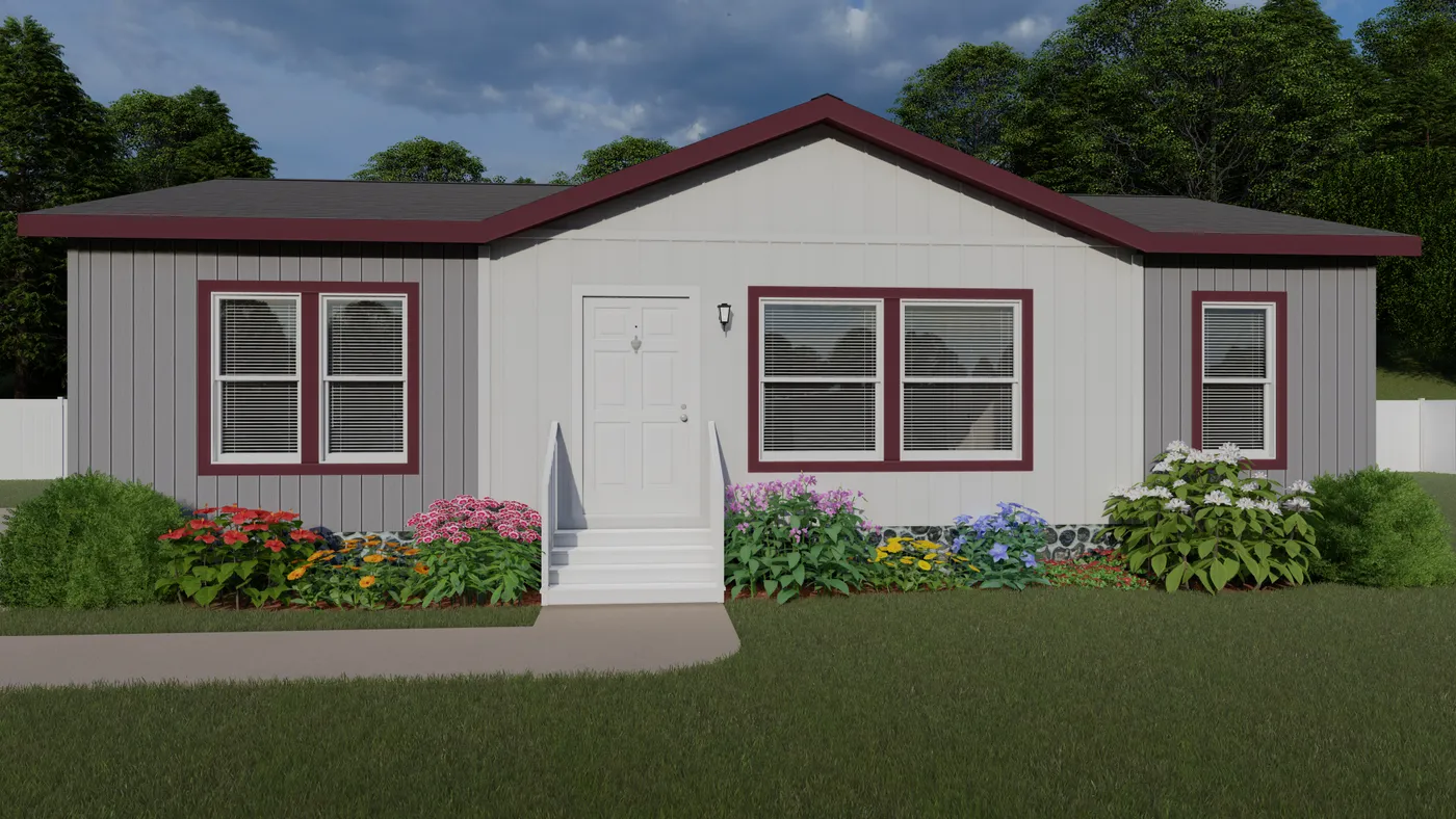 The 2029 COLUMBIA RIVER (NEW) Exterior. This Manufactured Mobile Home features 2 bedrooms and 2 baths.