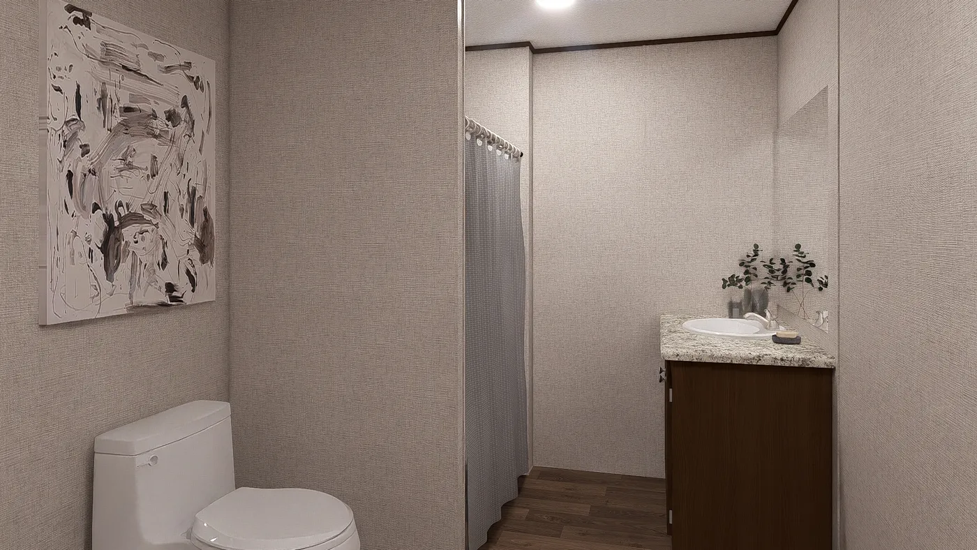 The SYCAMORE Exterior. This Manufactured Mobile Home features 4 bedrooms and 2 baths.