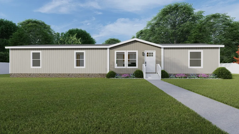 The MOROCCO Exterior. This Manufactured Mobile Home features 4 bedrooms and 2 baths.