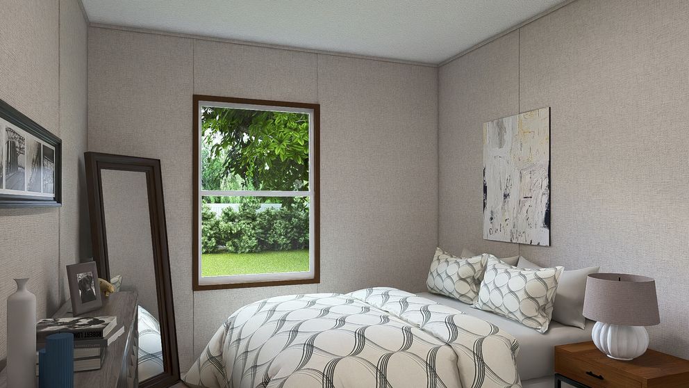 The OAK Exterior. This Manufactured Mobile Home features 4 bedrooms and 2 baths.