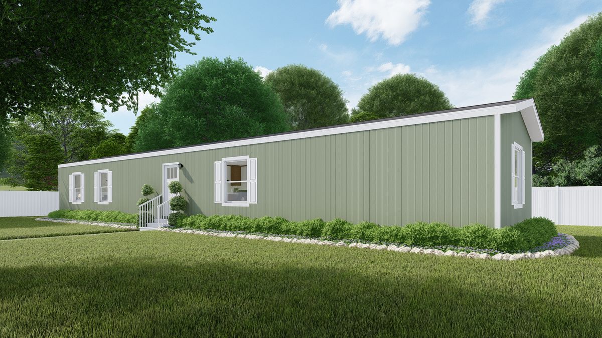 The BALANCE Exterior. This Manufactured Mobile Home features 3 bedrooms and 2 baths.