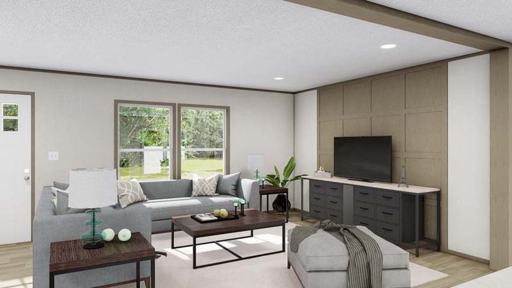 The MOROCCO Exterior. This Manufactured Mobile Home features 4 bedrooms and 2 baths.