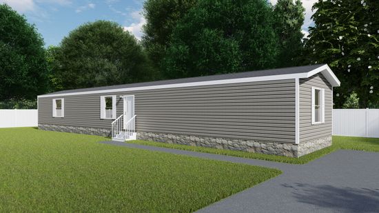 The CELEBRATION Exterior. This Manufactured Mobile Home features 3 bedrooms and 2 baths.
