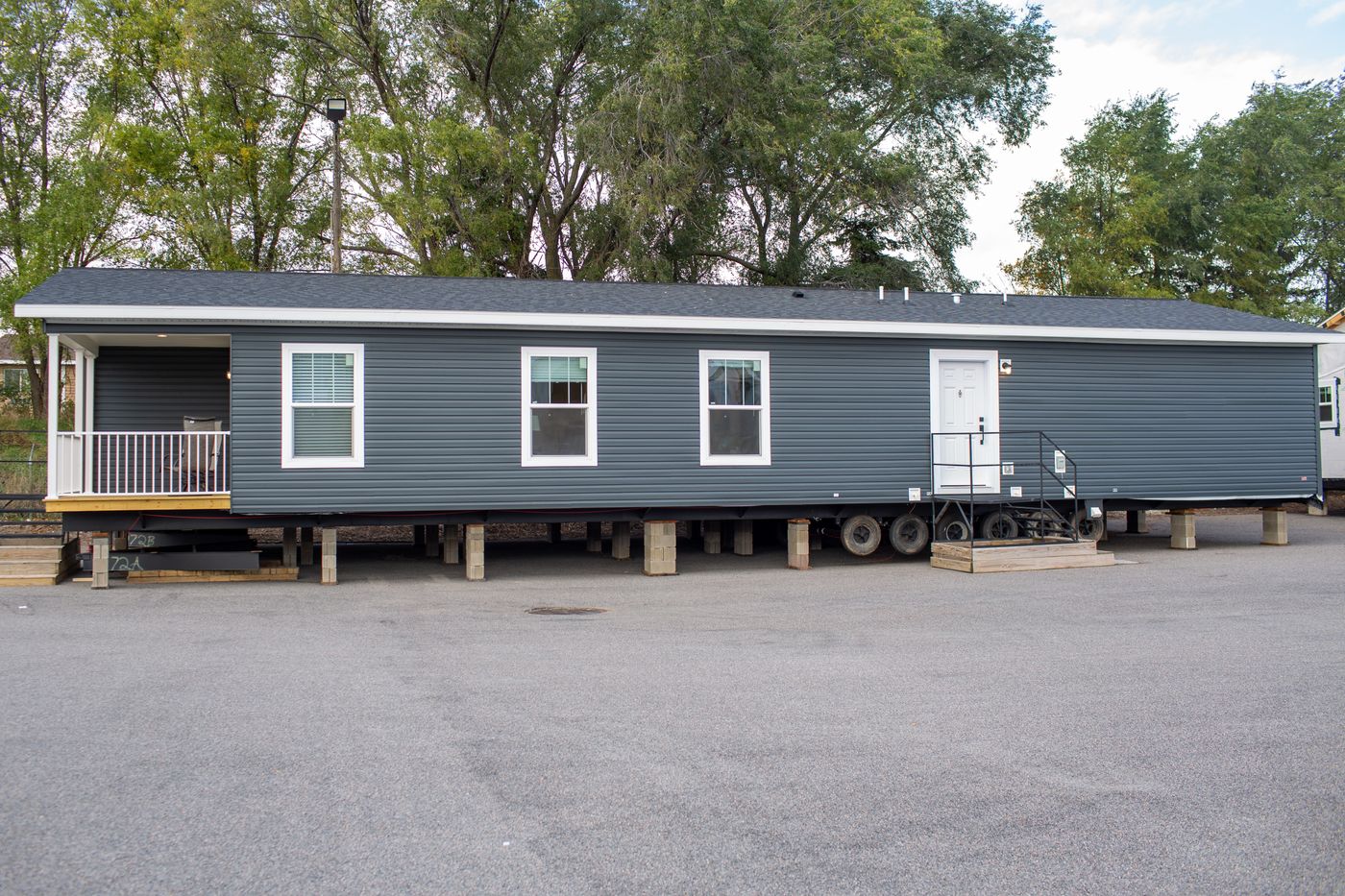 The RAMSEY 75 MOD Exterior. This Modular Home features 4 bedrooms and 2 baths.