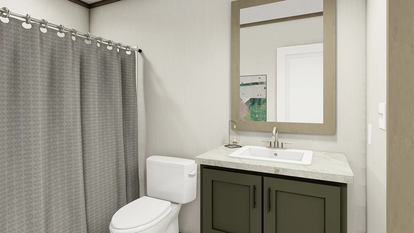 The SNOWCAP Exterior. This Manufactured Mobile Home features 4 bedrooms and 2 baths.