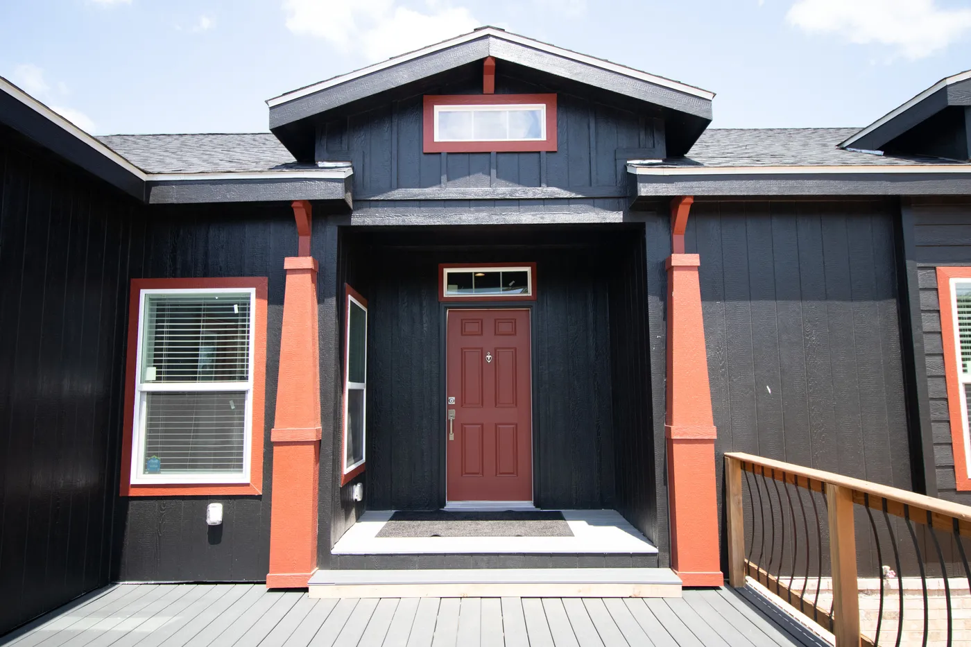 The K4568A Exterior. This Manufactured Mobile Home features 4 bedrooms and 3 baths.