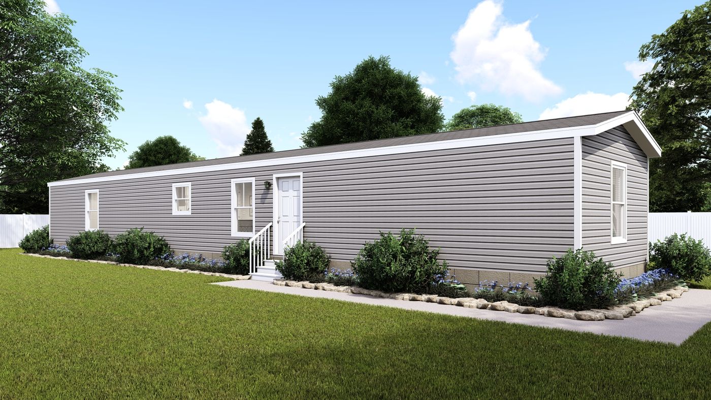 The RAMSEY 223 Exterior. This Manufactured Mobile Home features 3 bedrooms and 2 baths.