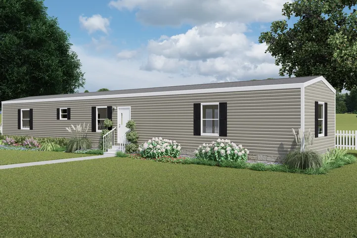 The SPLENDOR Exterior. This Manufactured Mobile Home features 3 bedrooms and 2 baths.