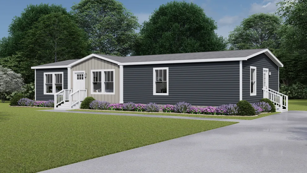 The SHOUT Exterior. This Modular Home features 3 bedrooms and 2 baths.