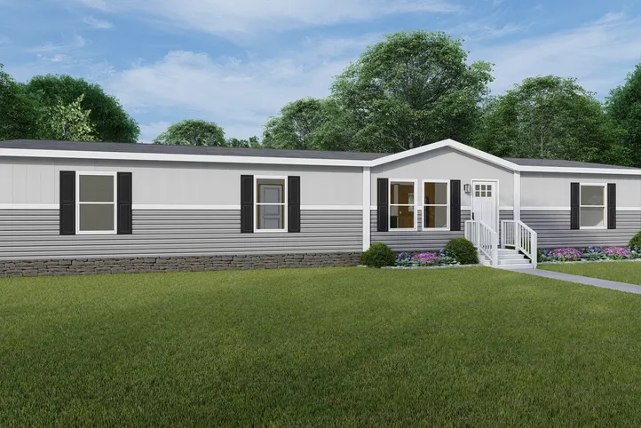 The MOROCCO Exterior. This Manufactured Mobile Home features 4 bedrooms and 2 baths.