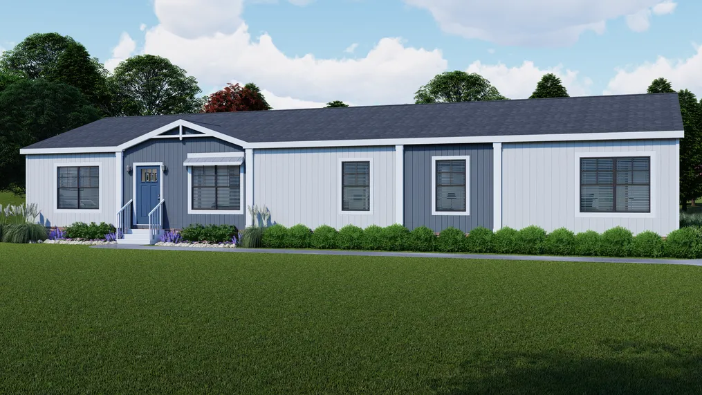 The FARM 4 FLEX ELITE Exterior. This Manufactured Mobile Home features 4 bedrooms and 3 baths.