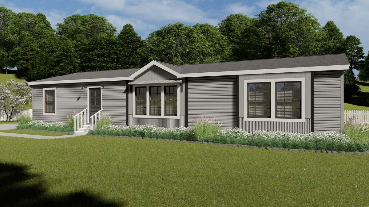 The THE AVALYN Exterior. This Manufactured Mobile Home features 3 bedrooms and 2 baths.