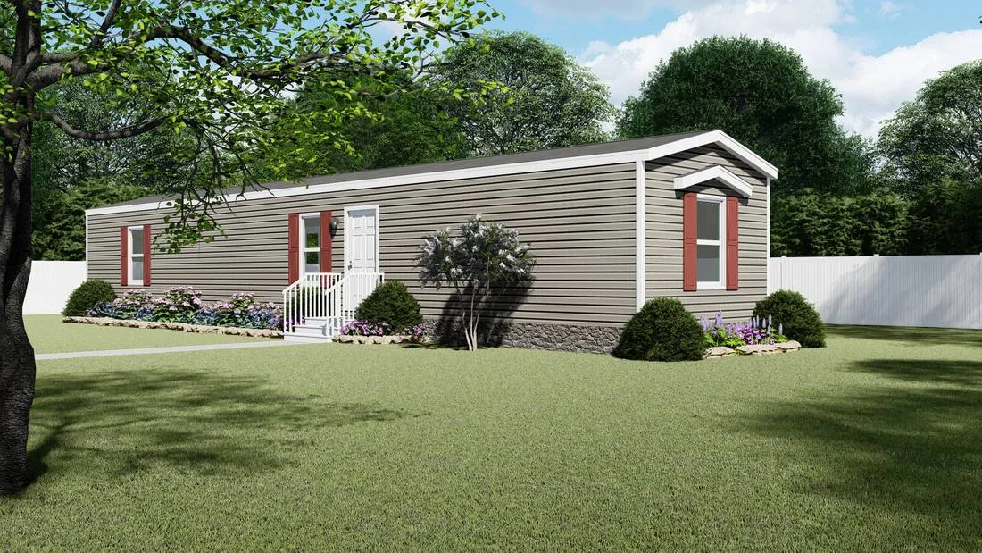 The TOPAZ 70 Exterior. This Manufactured Mobile Home features 3 bedrooms and 2 baths.