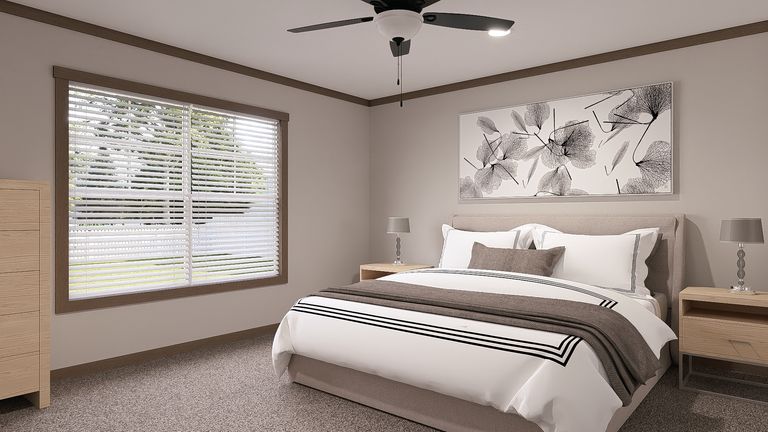 The EVERETT ELITE Exterior. This Manufactured Mobile Home features 4 bedrooms and 3 baths.