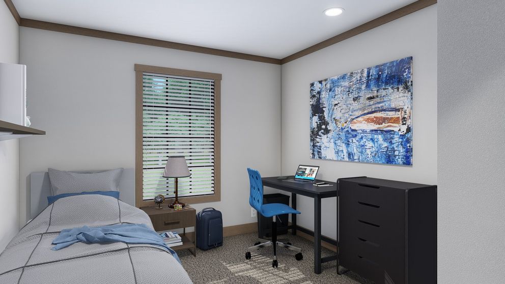 The THE LORALEI Exterior. This Manufactured Mobile Home features 3 bedrooms and 2 baths.