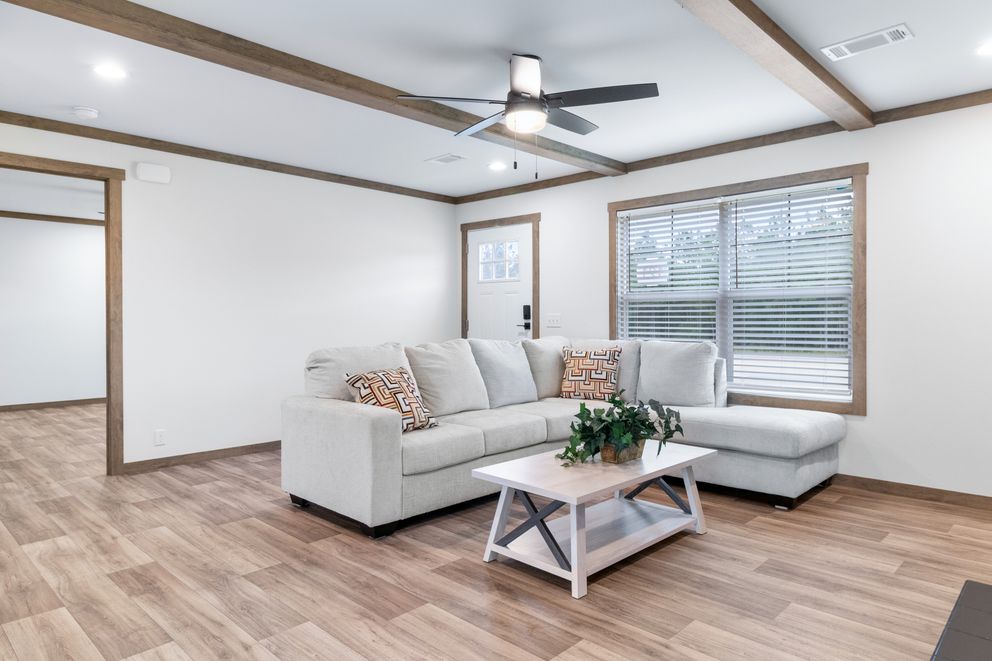 The EMILIE ELITE Exterior. This Manufactured Mobile Home features 3 bedrooms and 2 baths.