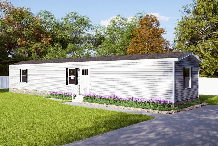 The LEGEND 14X66 Exterior. This Manufactured Mobile Home features 3 bedrooms and 2 baths.