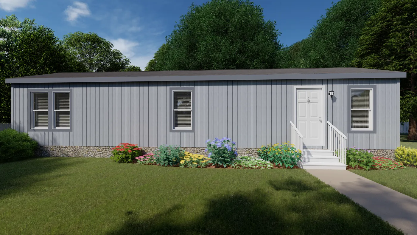 The 1006 COLUMBIA RIVER Exterior. This Manufactured Mobile Home features 2 bedrooms and 2 baths.