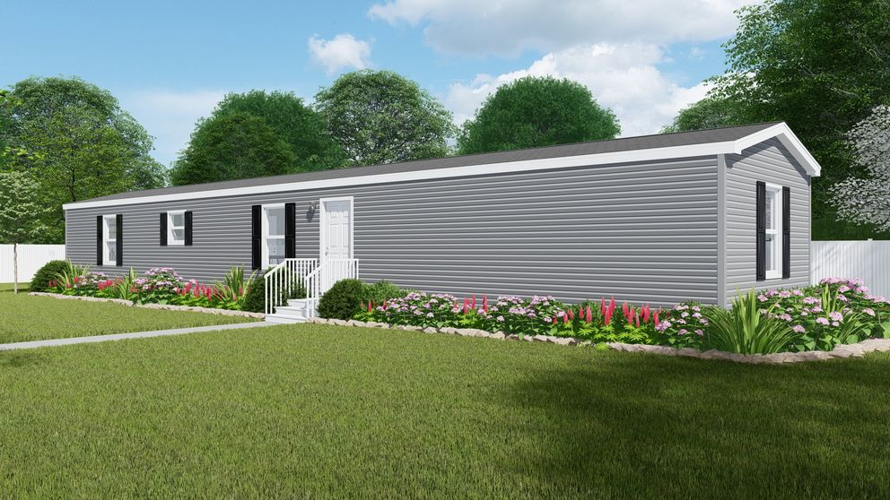 The SAPPHIRE XL 8016-644 Exterior. This Manufactured Mobile Home features 3 bedrooms and 2 baths.