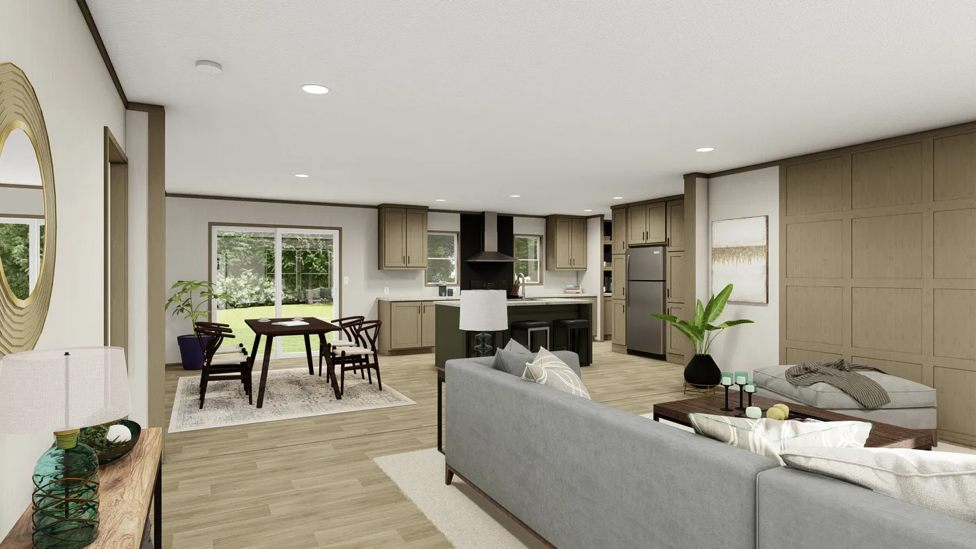 The SUMMIT Exterior. This Manufactured Mobile Home features 4 bedrooms and 3 baths.