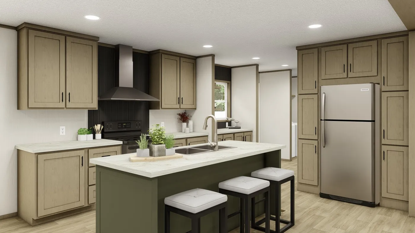 The EXPEDITION Exterior. This Manufactured Mobile Home features 4 bedrooms and 2 baths.