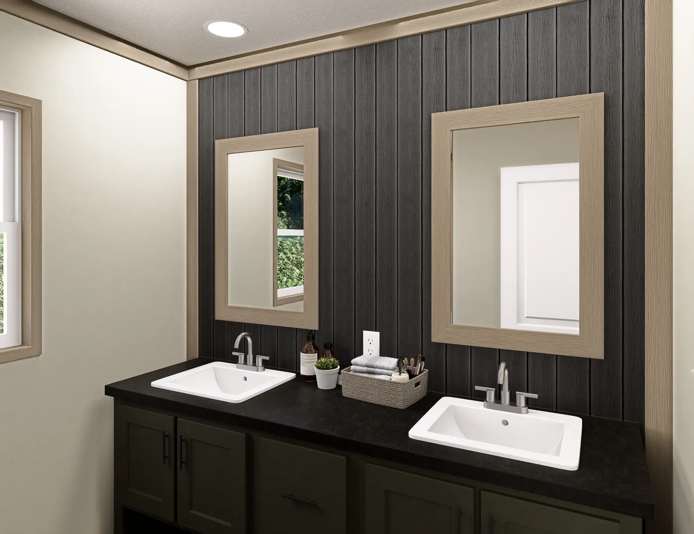 The SYDNEY Exterior. This Manufactured Mobile Home features 3 bedrooms and 2 baths.