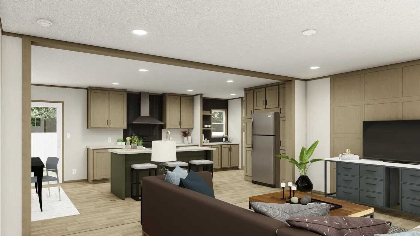 The EXPEDITION Exterior. This Manufactured Mobile Home features 4 bedrooms and 2 baths.