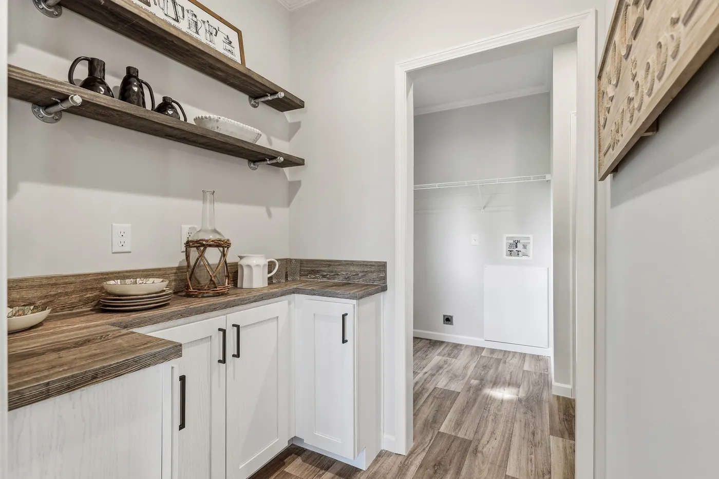 The SOUTHERN CHARM Exterior. This Manufactured Mobile Home features 3 bedrooms and 2 baths.