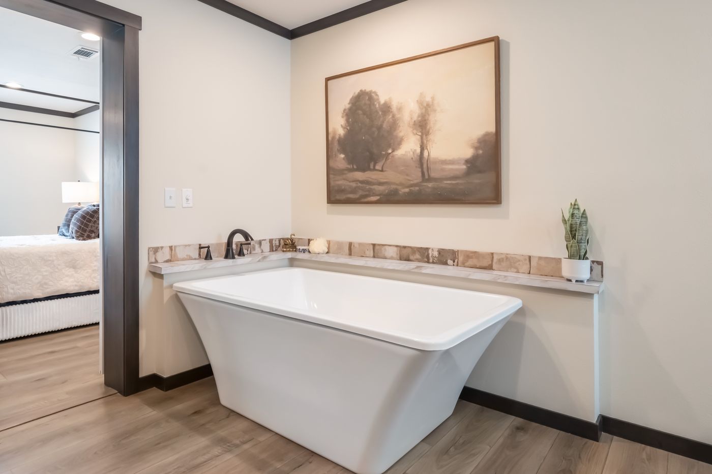 The THE VOGUE 60 Exterior. This Manufactured Mobile Home features 3 bedrooms and 2 baths.