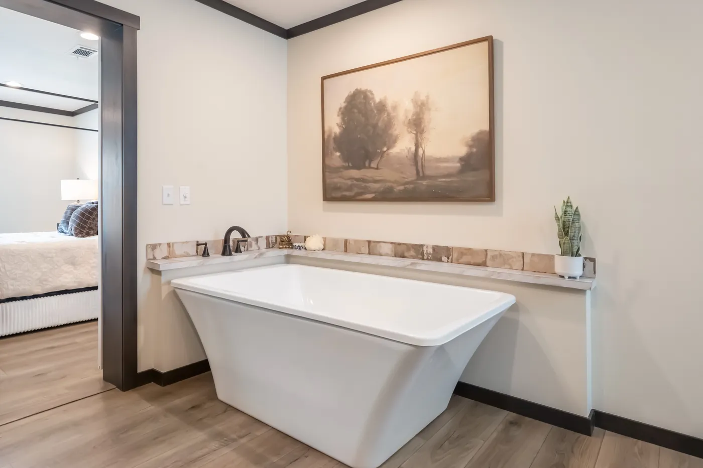 The THE VOGUE 60 Exterior. This Manufactured Mobile Home features 3 bedrooms and 2 baths.