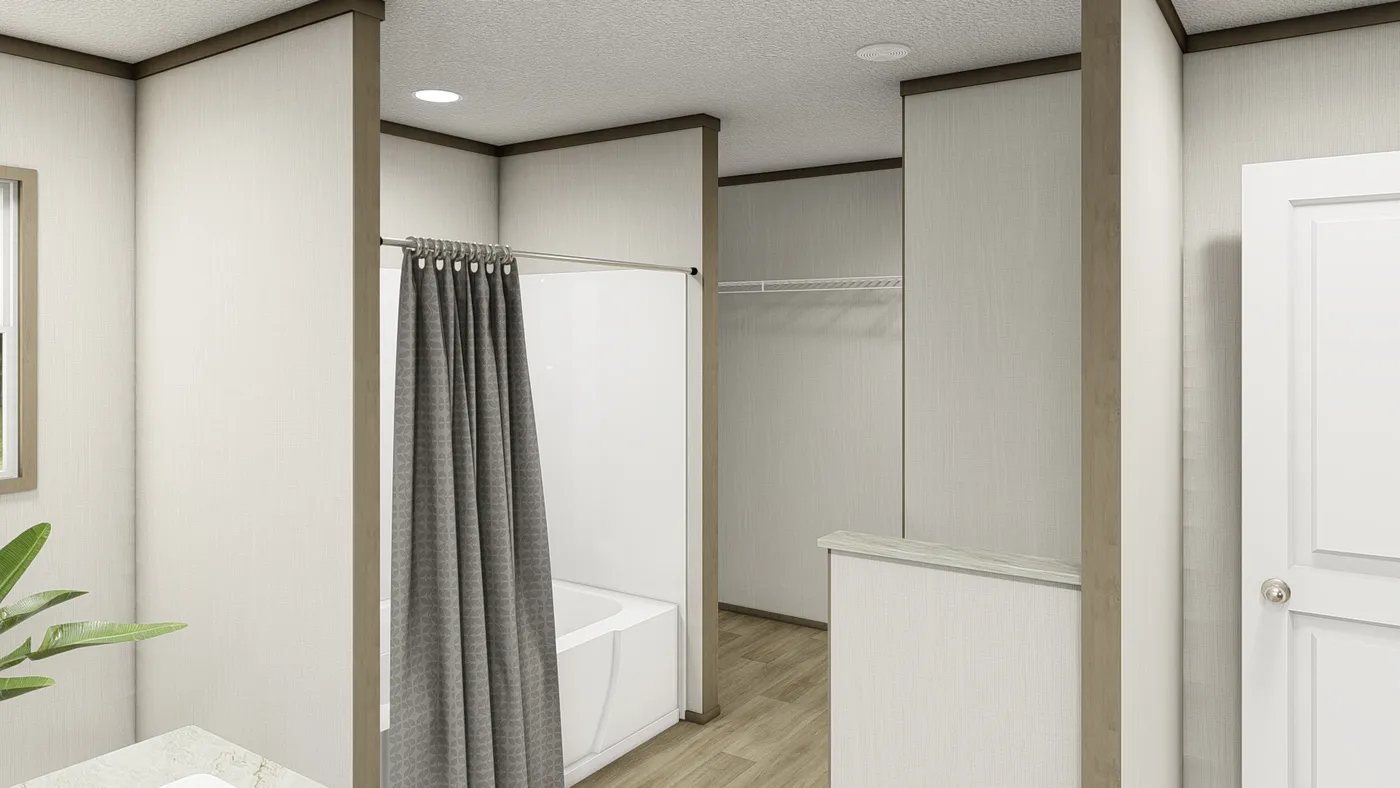 The SNOWCAP Exterior. This Manufactured Mobile Home features 4 bedrooms and 2 baths.