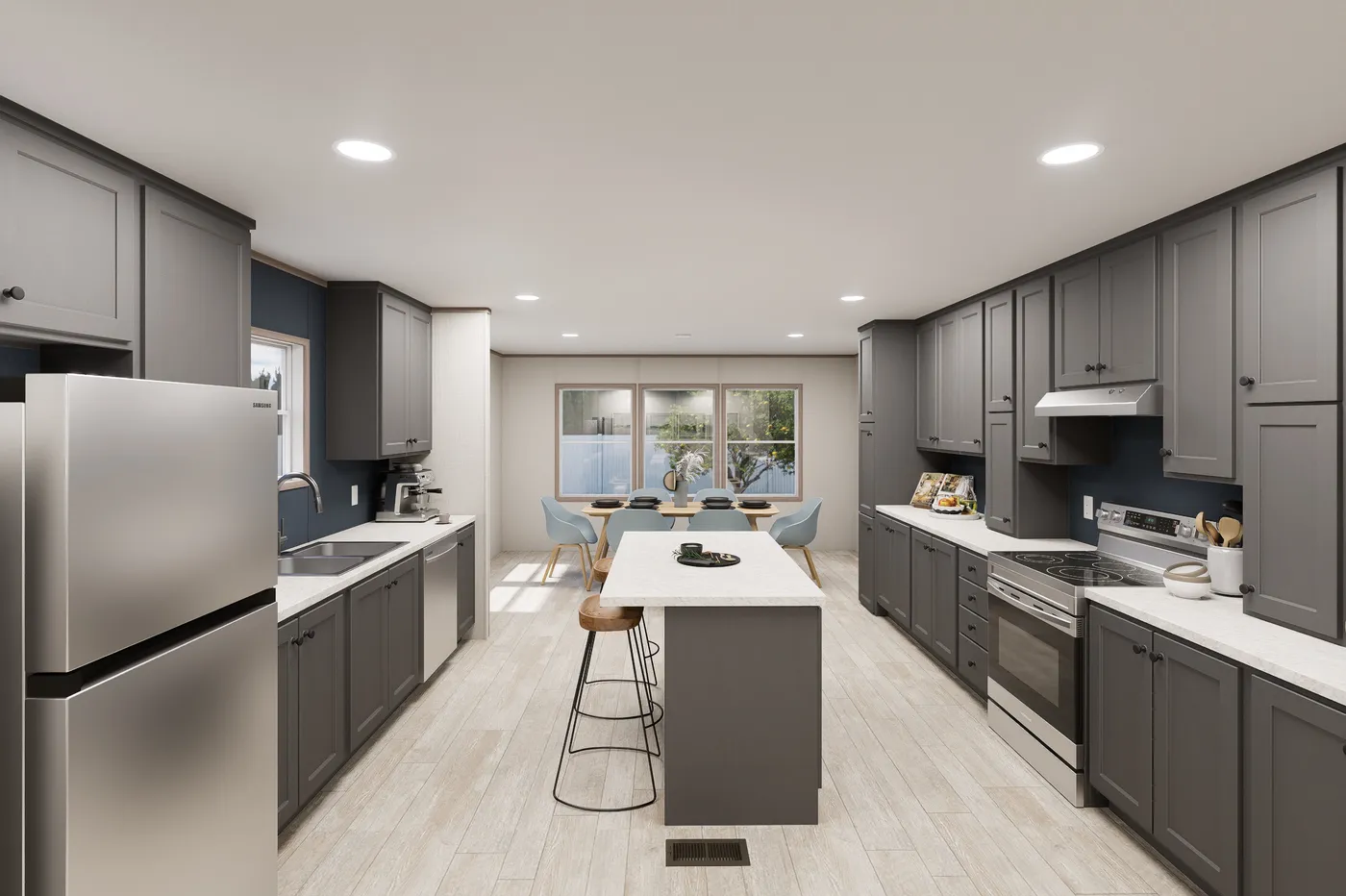 The ULTRA FLEX JEWEL Exterior. This Manufactured Mobile Home features 3 bedrooms and 2 baths.