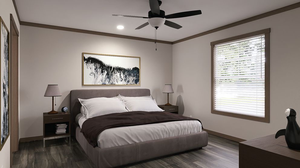 The EMILIE Exterior. This Manufactured Mobile Home features 3 bedrooms and 2 baths.