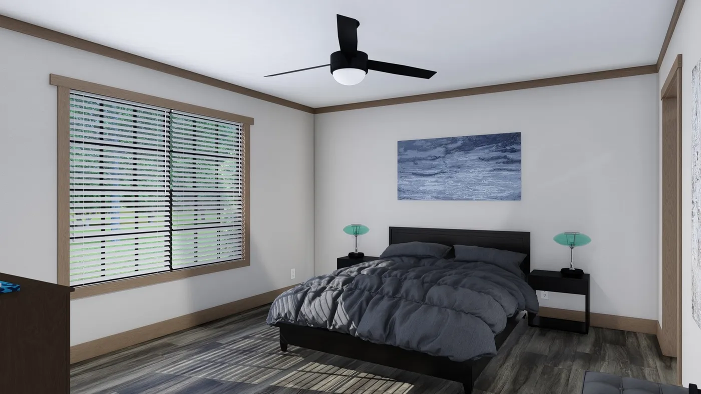 The THE LORALEI Exterior. This Manufactured Mobile Home features 3 bedrooms and 2 baths.