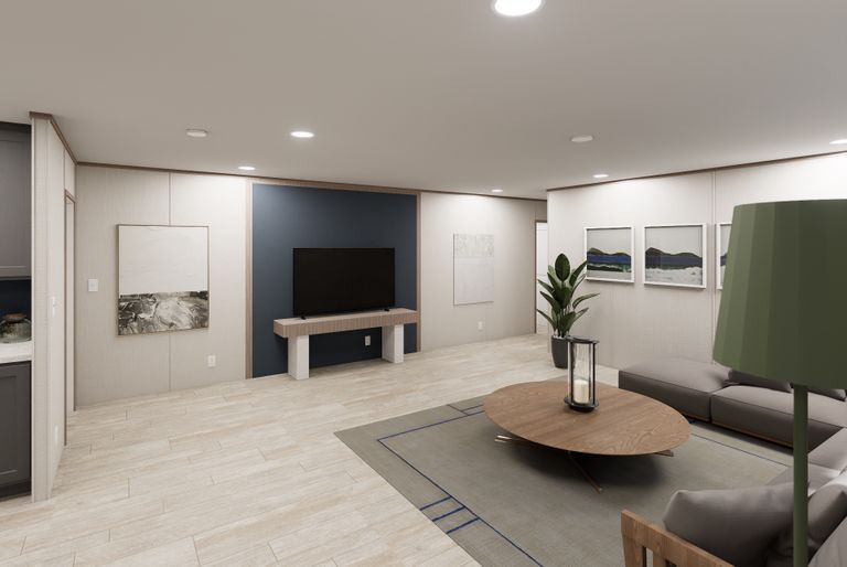 The ULTRA FLEX JEWEL Exterior. This Manufactured Mobile Home features 3 bedrooms and 2 baths.