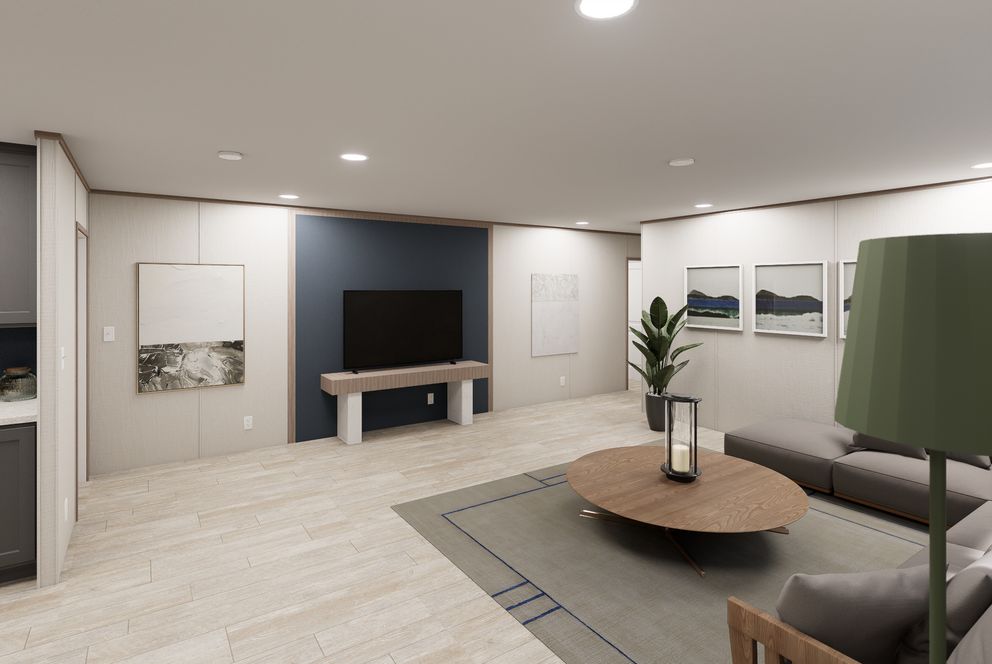 The ULTRA FLEX JEWEL Exterior. This Manufactured Mobile Home features 3 bedrooms and 2 baths.