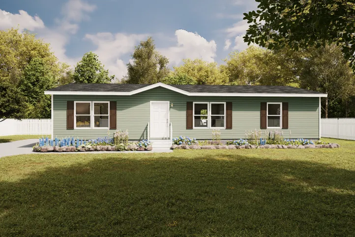 The THE EAGLE 52 Exterior. This Manufactured Mobile Home features 3 bedrooms and 2 baths.