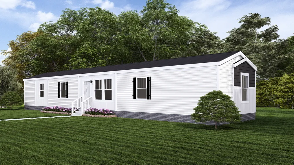 The BABY BOUJEE Exterior. This Manufactured Mobile Home features 3 bedrooms and 2 baths.