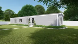 The THE DESIRE Exterior with Flint Vinyl. This Manufactured Mobile Home features 3 bedrooms and 2 baths.