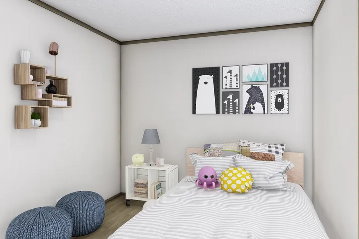 The COOK Exterior. This Manufactured Mobile Home features 3 bedrooms and 2 baths.
