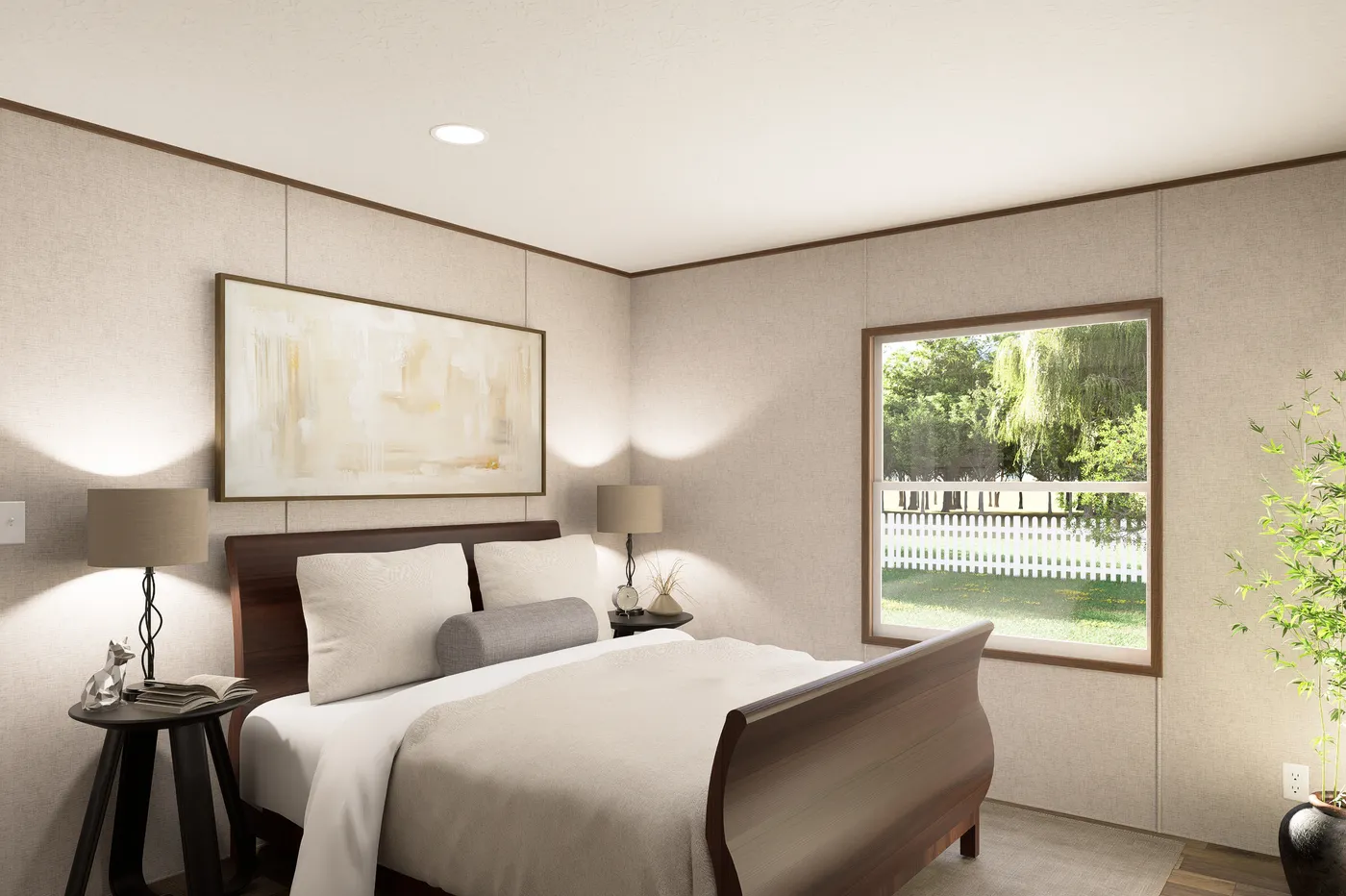 The CYPRESS Exterior. This Manufactured Mobile Home features 4 bedrooms and 2 baths.