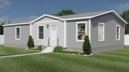 The UNDER PRESSURE Exterior. This Manufactured Mobile Home features 3 bedrooms and 2 baths.