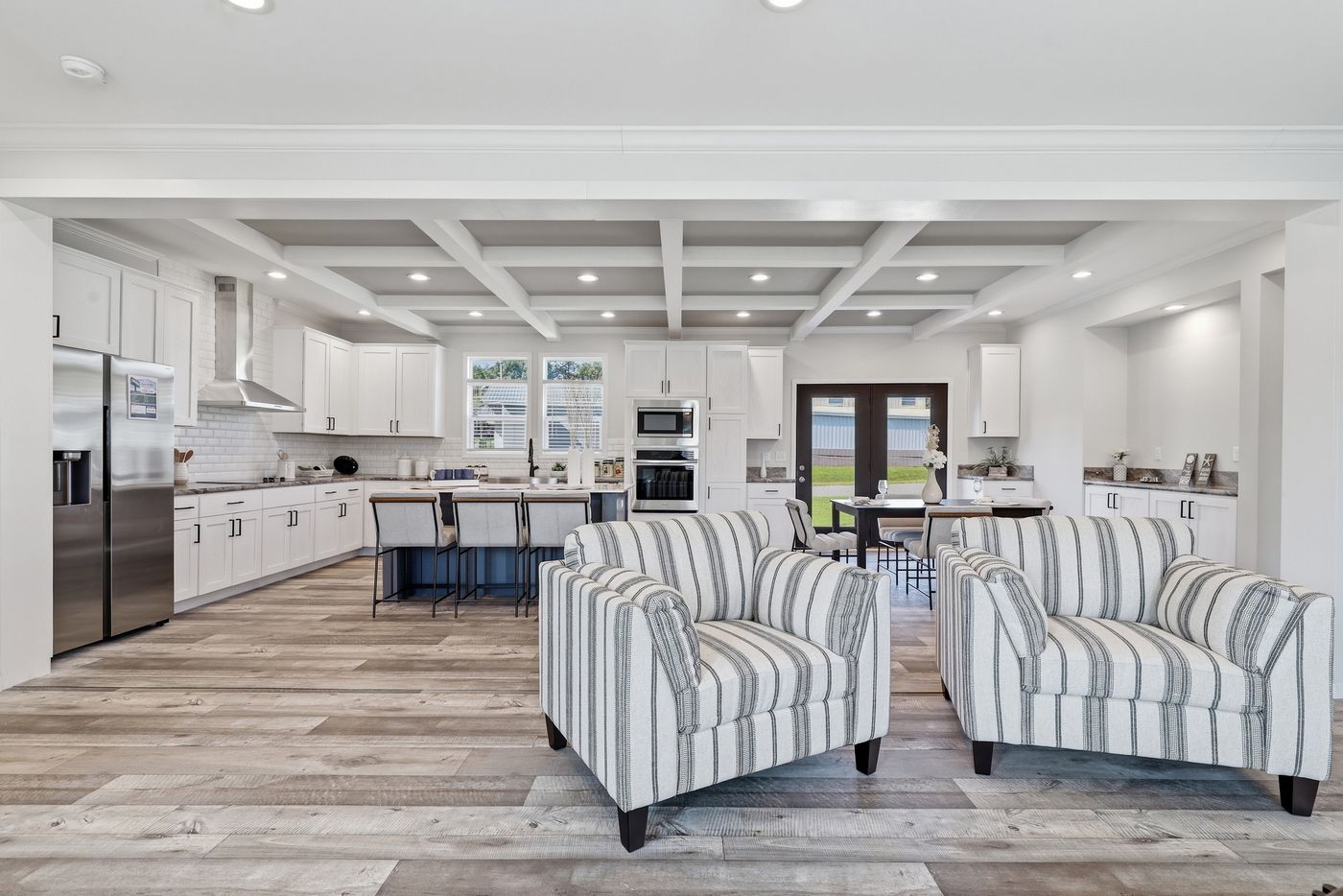 The SUPER 68 ELITE Exterior. This Manufactured Mobile Home features 3 bedrooms and 2 baths.
