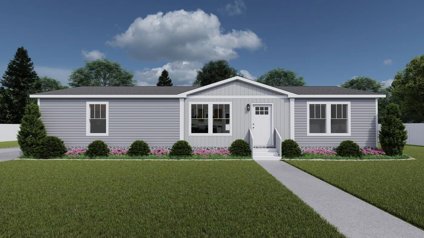 The LIMELIGHT Exterior. This Manufactured Mobile Home features 3 bedrooms and 2 baths.
