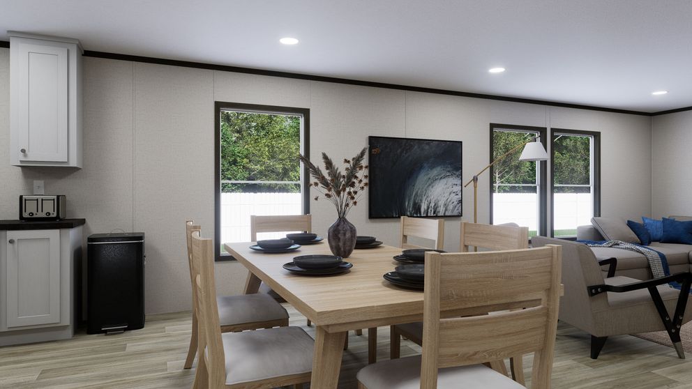 The THRIVE Exterior. This Manufactured Mobile Home features 4 bedrooms and 2 baths.