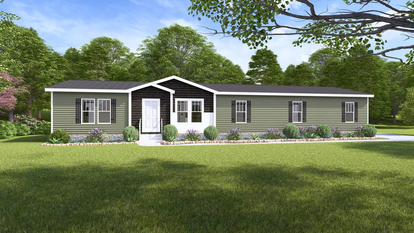 The BOUJEE XL 2 Exterior. This Manufactured Mobile Home features 4 bedrooms and 3 baths.