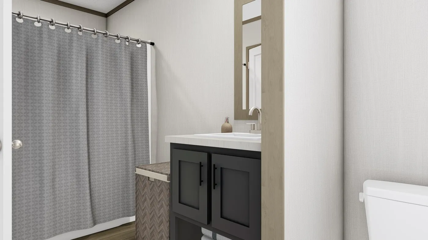 The ERIKSON Exterior. This Manufactured Mobile Home features 3 bedrooms and 2 baths.