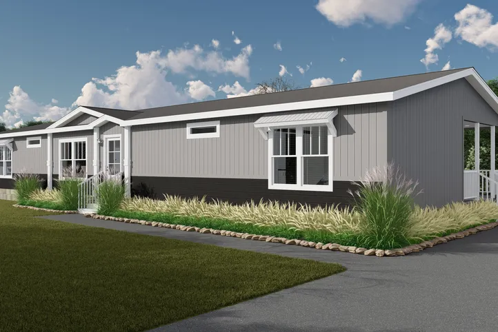 The THE CHANEL Exterior. This Manufactured Mobile Home features 4 bedrooms and 3 baths.