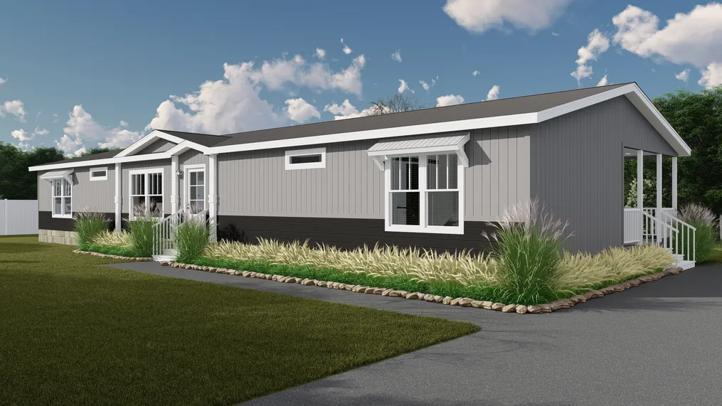 The THE CHANEL Exterior. This Manufactured Mobile Home features 4 bedrooms and 3 baths.