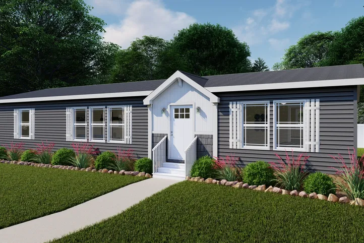 The CLASSIC 60B Exterior. This Manufactured Mobile Home features 3 bedrooms and 2 baths.